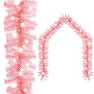 Shumee Christmas garland with LED lights 5 m pink - Christmas Lights