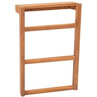 SHUMEE Towel racks 2 pcs solid teak wood - Towel Rack