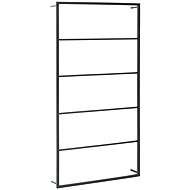 SHUMEE Towel rail black 60 × 10 × 116 cm steel - Coat Hanger