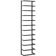 SHUMEE Věšák na ručníky černý 24 × 12 × 96 cm ocel - Coat Hanger