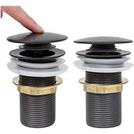 SHUMEE Wash basin drain without overflow grey 6,4 × 6,4 × 9,1 cm - Sink Waste Outlet