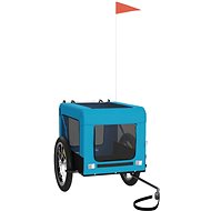 Shumee Dog bike cart blue and black oxford cloth and iron - Dog Bicycle Trailer