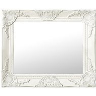 Shumee Nástěnné barokní styl 50 × 40 cm bílé - Mirror