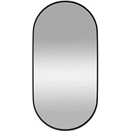 Shumee Nástěnné černé 20 × 40 cm oválné - Mirror
