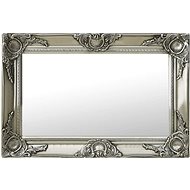 Shumee Nástěnné barokní styl 60 × 40 cm stříbrné - Mirror