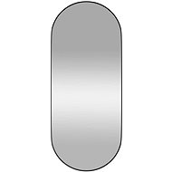 Shumee Nástěnné černé 25 × 60 cm oválné - Mirror