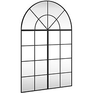 Shumee Nástěnné černé 80 × 120 cm oblouk železo - Mirror