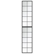 Shumee Nástěnná zrcadla 2 ks černá 100 × 40 cm kov - Mirror