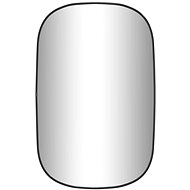 Shumee Nástěnné zrcadlo černé 70 × 45 cm - Mirror
