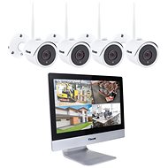 Secutek WiFi camera system SLG-WIFI3604M4FE200 - 4x 2MP camera, 12" NVR - IP Camera