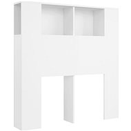 Shumee Čelo postele s úložným prostorem - bílé, 100 × 18,5 × 104,5 cm - Headboard