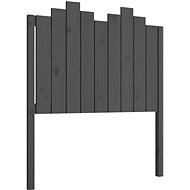 Shumee Čelo postele - šedé, 96 × 4 × 110 cm, masivní borovice - Headboard