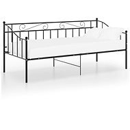 Shumee Rám rozkládací postele - černý, kov, 90 × 200 cm - Ágykeret