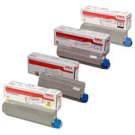 OKI 46490401 + 46490402 + 46490403 + 46490404 - Toner Cartridge Set
