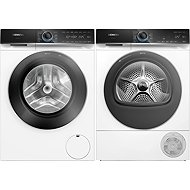 SIEMENS WG54B202CS iQ700 + SIEMENS WQ46B2DNCS iQ700 - Washer Dryer Set