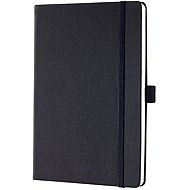 SIGEL Conceptum, A5, lined, black, 194 sheets, hard cover - Journal