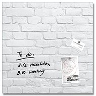 SIGEL Artverum white stone 480x480x15 mm - Magnetic Board