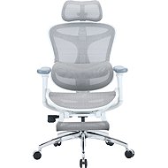 SIHOO DORO C300L bílá s podnožkou - Office Chair