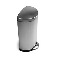 Simplehuman Semi-round pedal bin 30L, matt stainless steel, FPP - Rubbish Bin