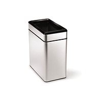 Simplehuman Recycle bin 10 litres, rectangular, open, matte steel - Rubbish Bin