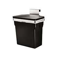 Simplehuman Built-in 10l bin, chromed steel, plastic bucket - Rubbish Bin