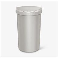 Simplehuman Sensorabfalleimer 40 Liter halbrund - Stone - Mülleimer