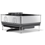 Simplehuman Draining dish, compact steel frame, matte/gray plastic, FPP - Draining Board