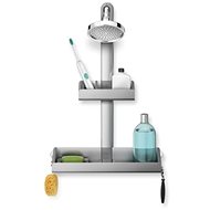 Simplehuman Hanging set of shelves and shower holder, matt steel / anodized aluminum - Shelf