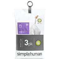 Simplehuman type G, 30l, 3 x pack of 20 - Bin Bags