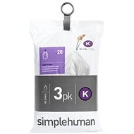 Simplehuman bin bags type K, 35-45l, 3 packs of 20pcs (60 bags) - Bin Bags