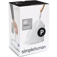Simplehuman Szemeteszsák P típus, 45-60l, 3 x 20 db-os csomag (60 zsák) - Szemeteszsák
