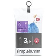 Simplehuman Garbage bags type V, 16L, 3 x pack of 20 (60 bags) - Bin Bags