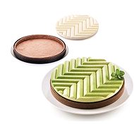 Silikomart Set for Baking a Flan Cake  Silikomart Kit Tarte Grafique - Baking Mould