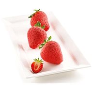 Silikomart Silicone Baking Tin for Mini Cakes, Silikomart Fragola E Panna 6 pcs | Strawberries - Baking Mould
