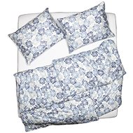 SCANquilt bed linen JERSEY maroko white blue-gray - Bed Linen
