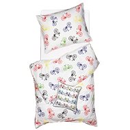 SCANquilt bed linen KLASIK bicycle white multicolored - Bed Linen