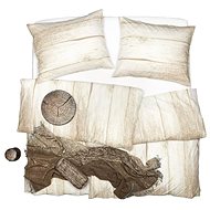 SCANquilt bed linen KLASIK DESIGN wood cream-beige - Bed Linen