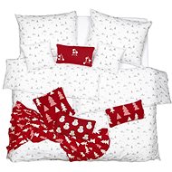 SCANquilt bed linen KREP trees white-gray - Bed Linen