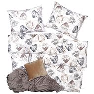 SCANquilt bed linen KLASIK DESIGN ginko gray-beige - Bed Linen