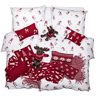 SCANquilt bed linen KLASIK elfi white red - Bed Linen