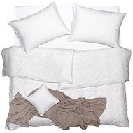 SCANquilt bed linen KLASIK fluff white 140 × 200/70 × 90 cm - Bed Linen