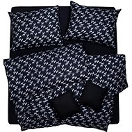 SCANquilt bed linen KLASIK DESIGN wild zebra black and white 140 × 200/70 × 90 cm - Bed Linen