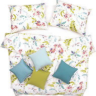 SCANquilt bed linen KREP big multi multicoloured 140 × 200/70 × 90 cm - Bed Linen