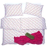 SCANquilt bed linen KREP flower colourful 140 × 200/70 × 90 cm - Bed Linen