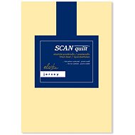 SCANquilt sheet JERSEY ELASTIC LYCRA banana 180 × 200 cm - Bedsheet