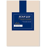SCANquilt sheet JERSEY ELASTIC LYCRA beige 100 × 220 cm - Bedsheet
