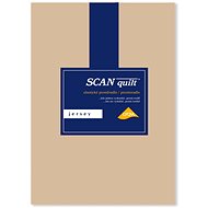SCANquilt sheet JERSEY LYCRA walnut 90x200 cm - Bedsheet