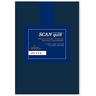 SCANquilt sheet JERSEY ELASTIC LYCRA dark blue 160 × 200 cm - Bedsheet