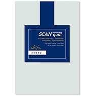 SCANquilt sheet JERSEY ELASTIC LYCRA aqua blue 140 × 200 cm - Bedsheet