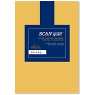 SCANquilt sheet JERSEY ELASTIC LYCRA ochre 90 × 200 cm - Bedsheet